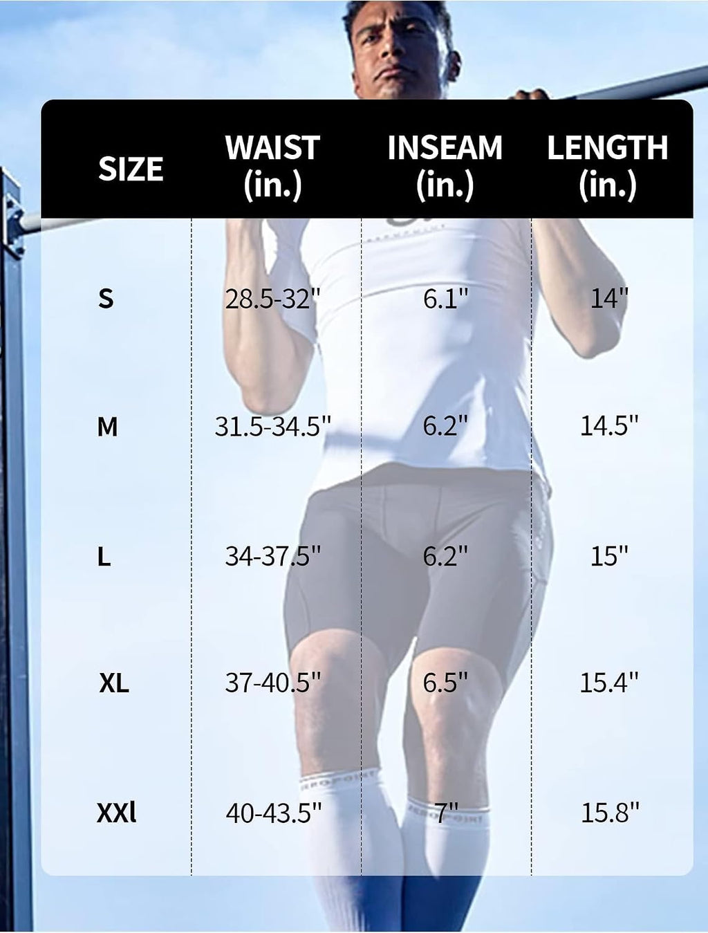Compression Shorts Men Spandex Athletic Underwear Boxer Brief Base Layer