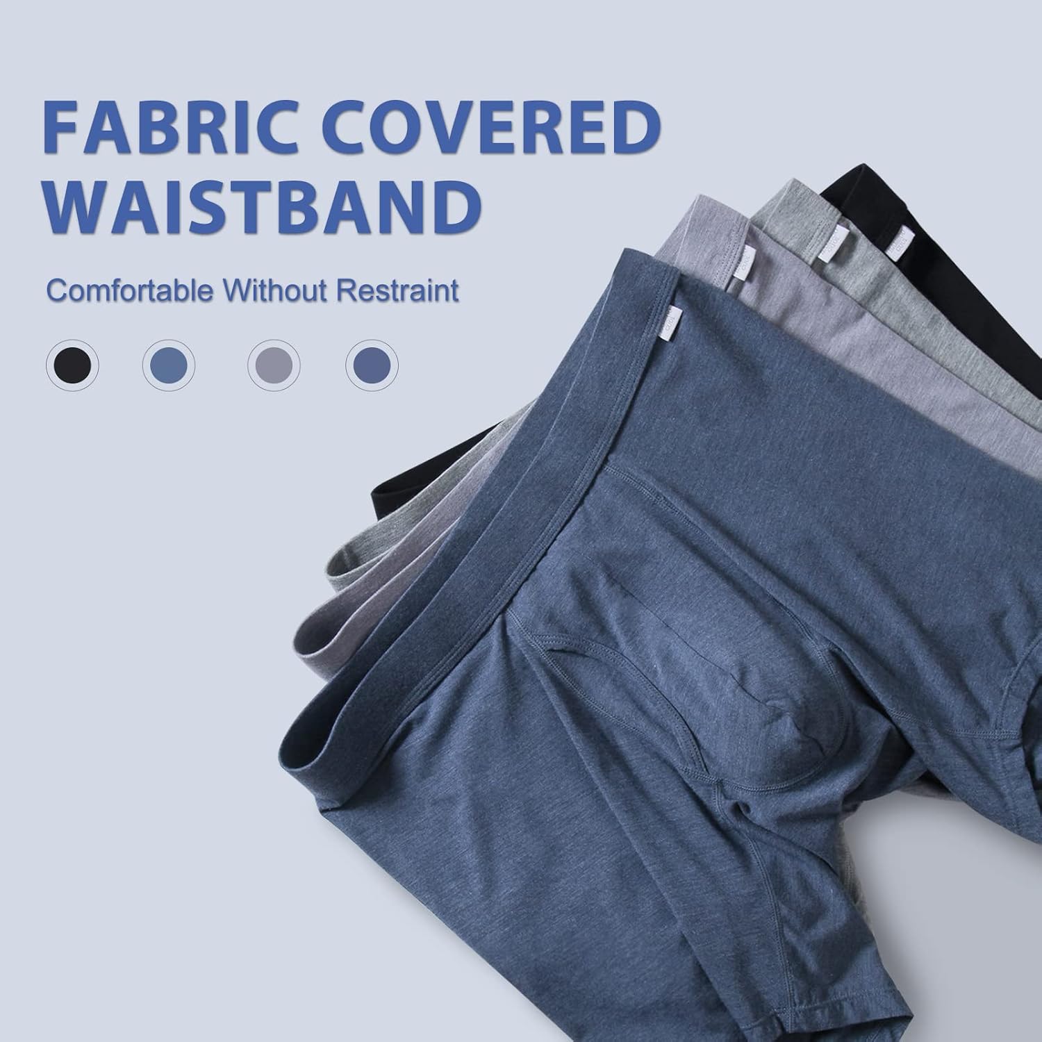 BAMBOO COOL Ultra Soft & breathable Mens Underwear Boxer Briefs Pack