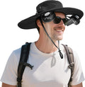 AMACOOL Bucket Hat Fan, Gifts for Him Father Dad Husband, Fishing Essentials for Women Men Camping Hiking Beach Gardening