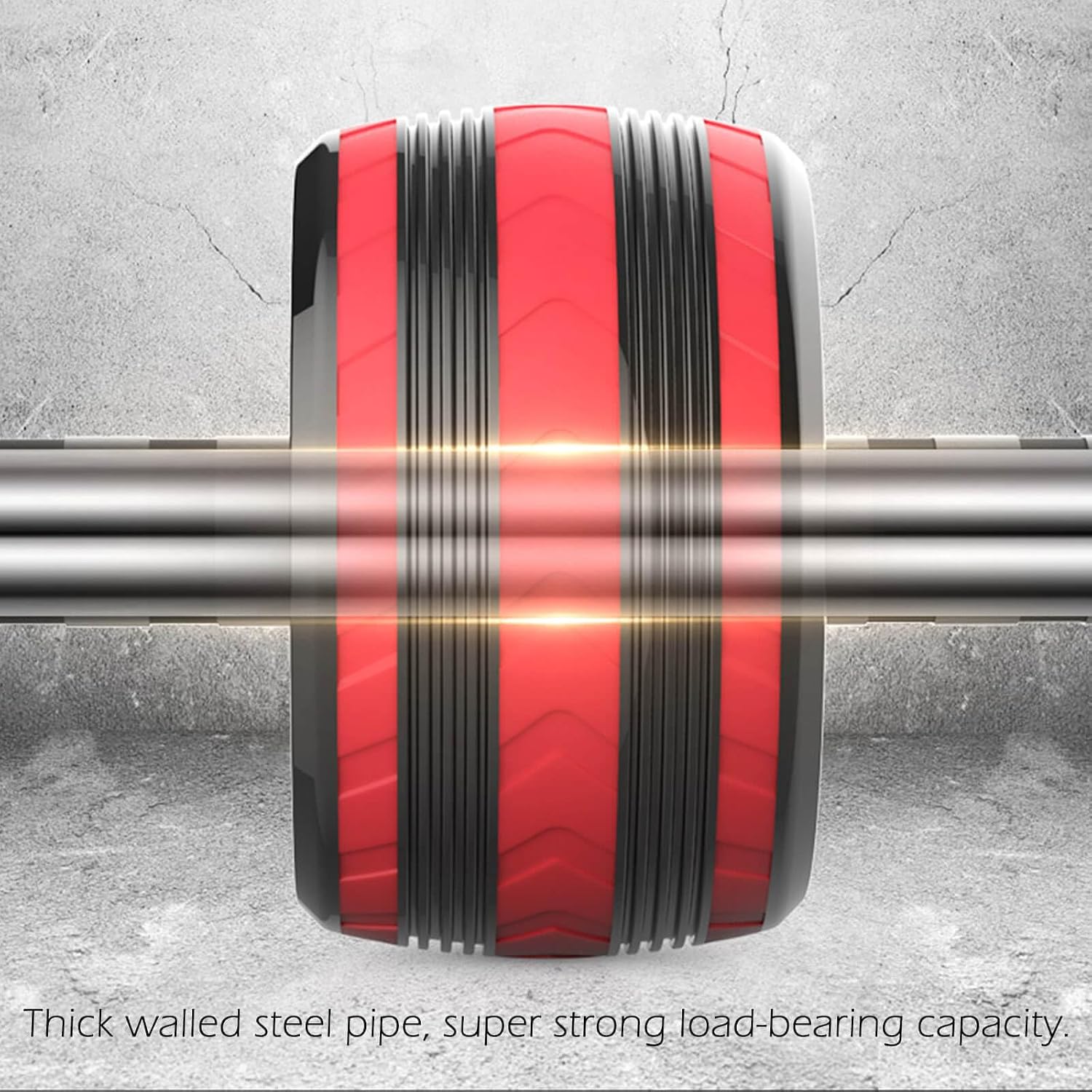 AB Wheel Roller, Exercise Abdominal Wheel Fitness for Gym & Home, Core Work-out Strength-Training Roller