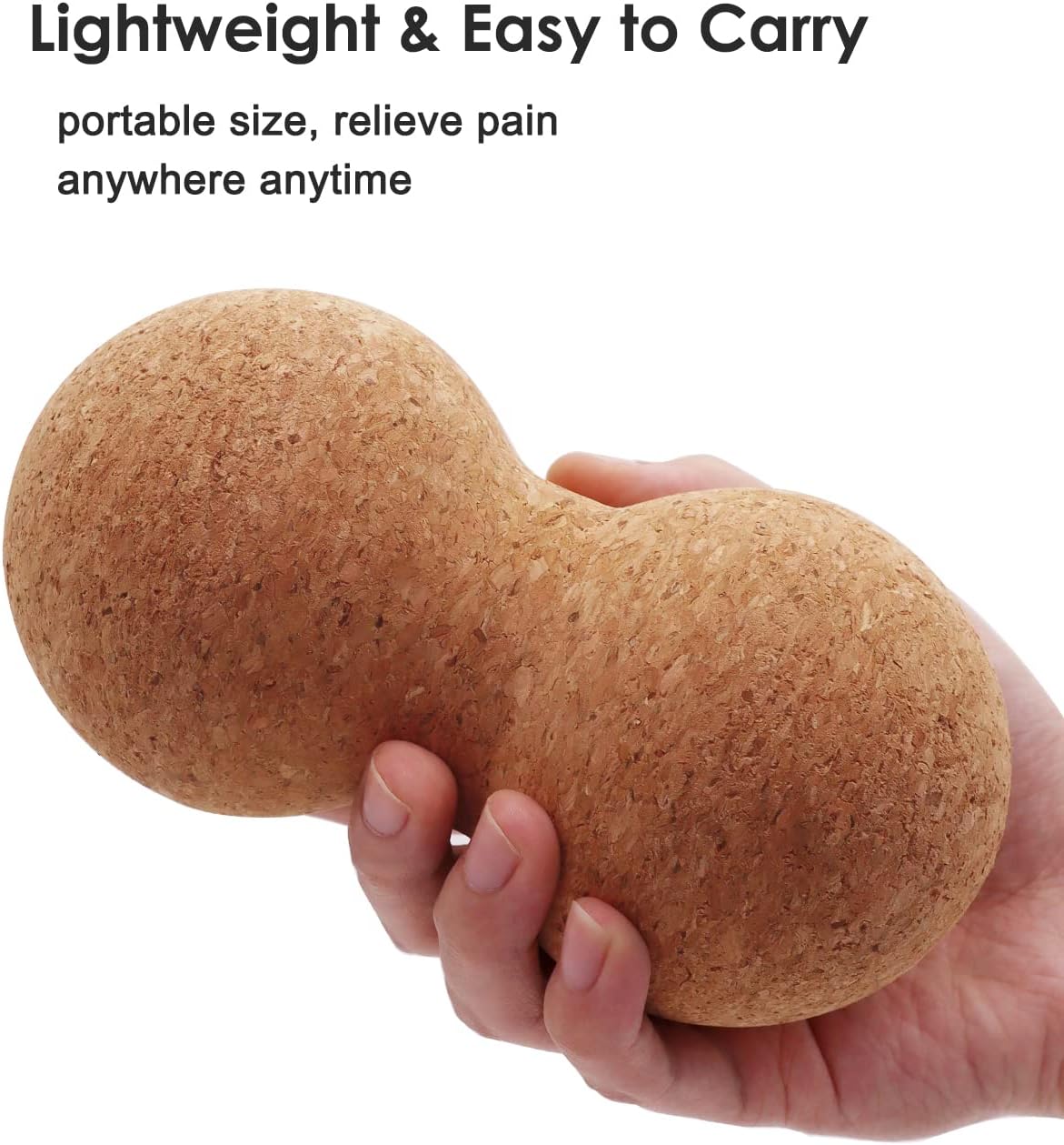 KITWILD Cork Peanut Massage Ball