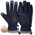 Winter Gloves Warm for Men & Women - Waterproof Touchscreen Outdoor Thermal Gloves with Plush Lining/Adjustable Wrist,Snow Shoveling Commuting Skiing