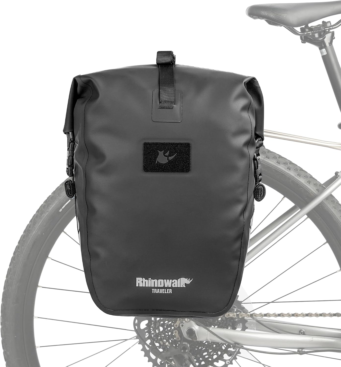 Rhinowalk Bike Pannier Bag Waterproof 6/12/20/25L Bicycle Rear Seat Bag Backpack With Shoulder Strap for Touring Cycling