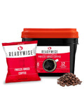 READYWISE Emergency Food Survival Supply Coffee Bucket, 360 Servings
