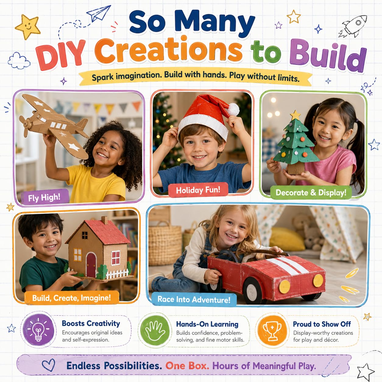 | Cardboard Cutter for Kids, Safe DIY Craft Tool for STEM Projects