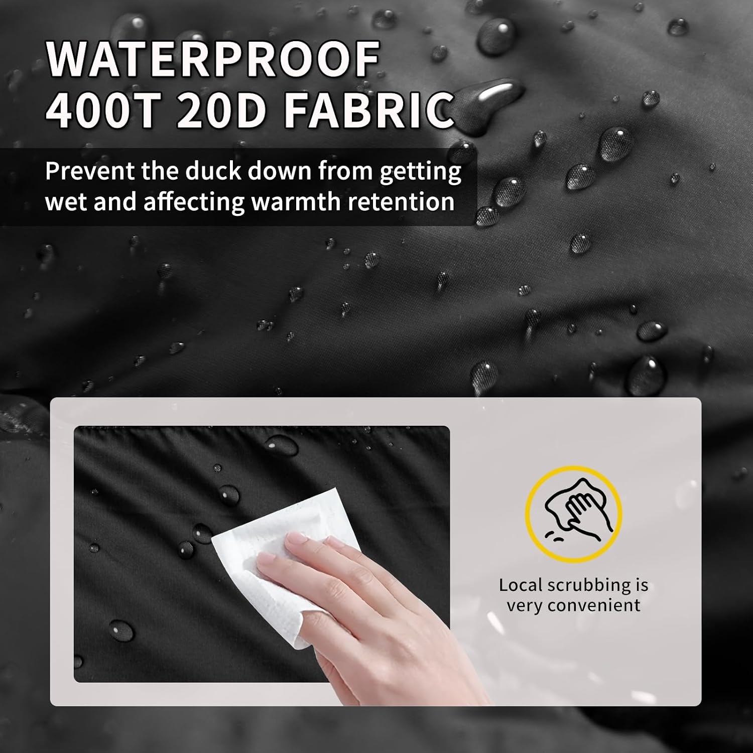 Down Sleeping Bag for Adults. 680FP Ultralight Portable, Backpacking Sleeping Bag for Hiking, Camping, Mountaineering.