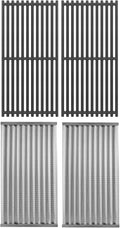 Grill Grate Replacement Parts for Charbroil Tru-Infrared 463642316 463644220 463632520 463632320, Replacement Parts for Charbroil G362-2100-W1 G369-0030-W2, 17 Inch Grill Emitter, Stainless Steel