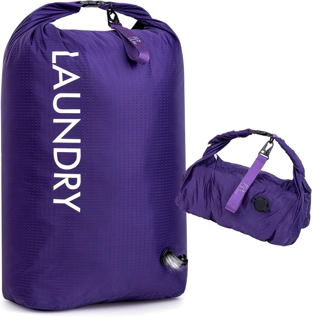 Travel Laundry Bag, Vacuum Compression Dirty Clothes Travel Bag