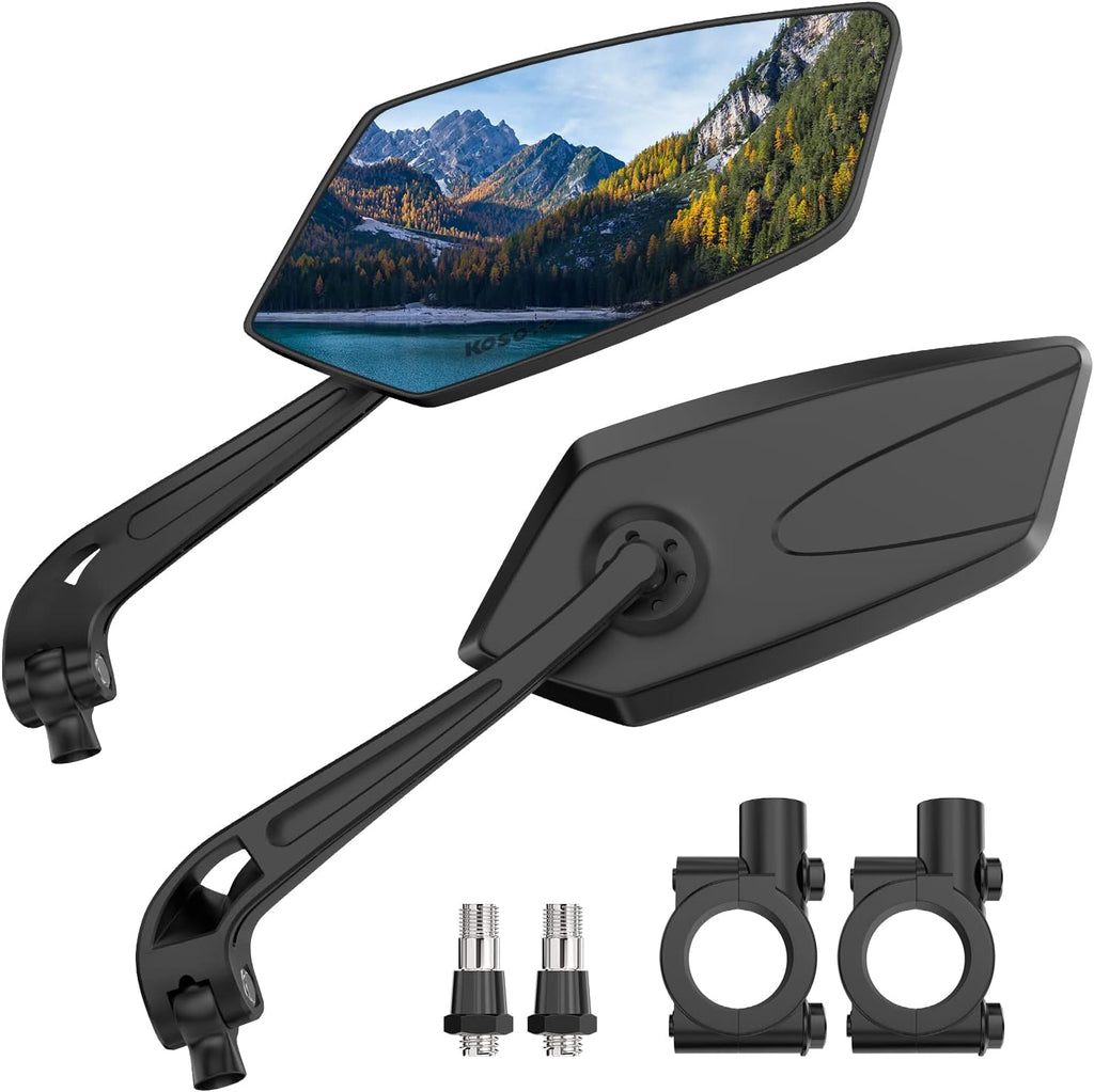 2 Pack Bicycle Mirror for Handlebar, Bike Rear View Mirror(HD Version)