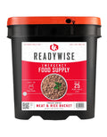 READYWISE Emergency Food Survival Supply Meat and Rice Bucket, 88 Servings