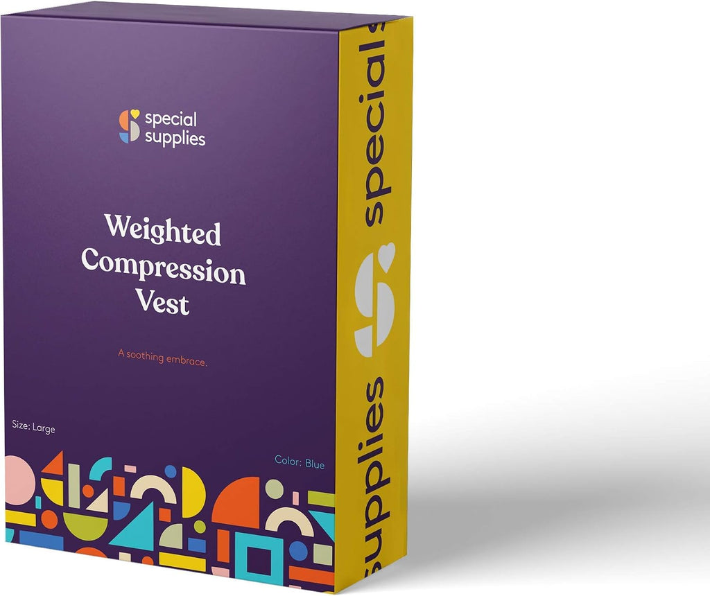 Special Supplies Weighted Sensory Compression Vest for Kids with Adjustable Weight Fit