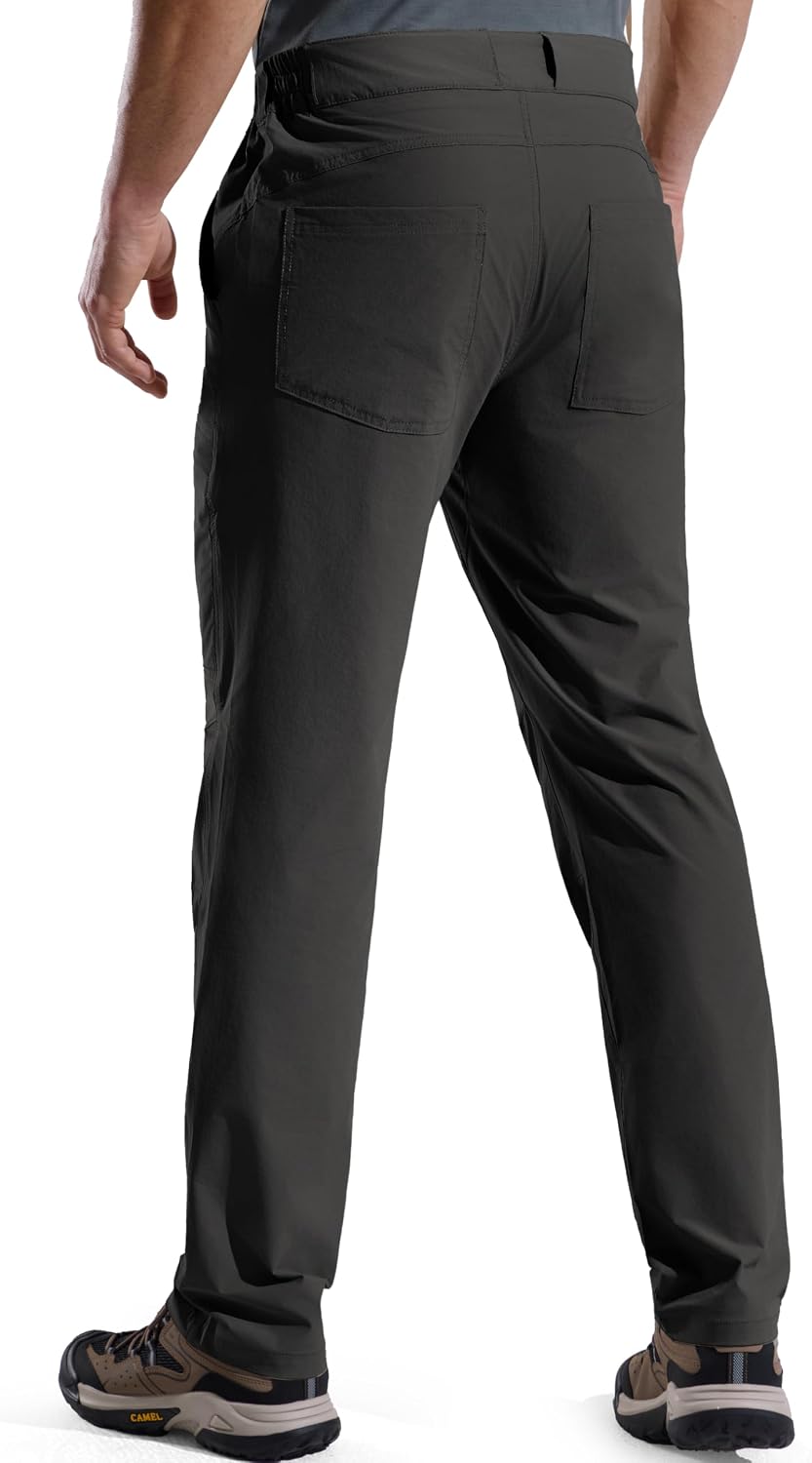 FREE SOLDIER Men's Outdoor Cargo Hiking Pants with Belt