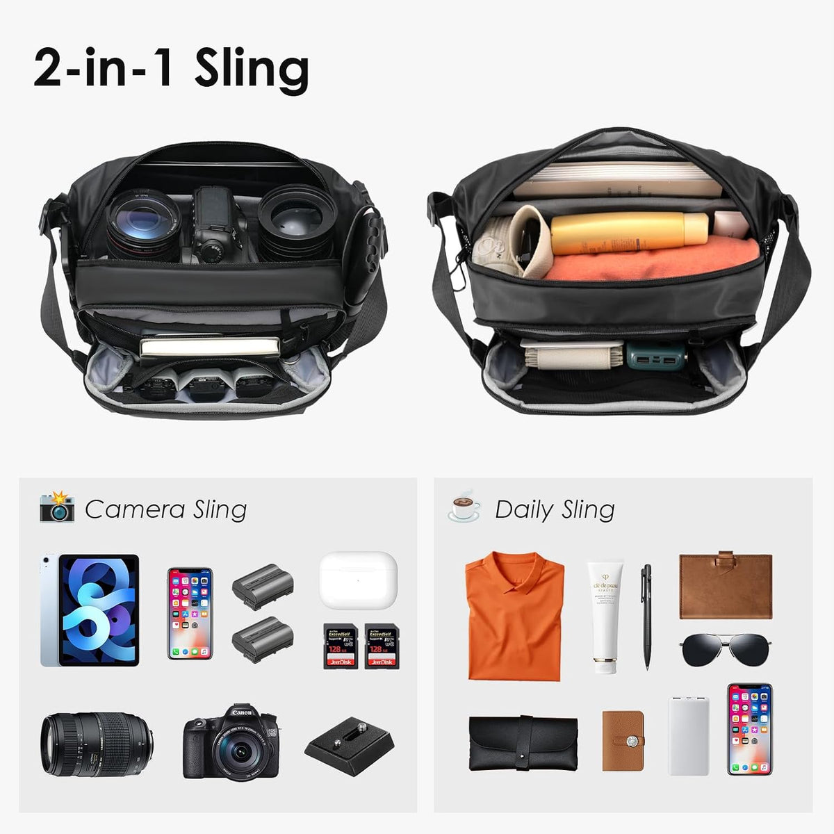 TARION Urban Camera Shoulder Sling Bag Compact 5.5L XProber