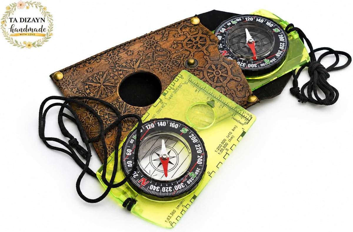TA DIZAYN New Generation Scout Compass for Hiking, Camping & Backpacking – Survival Compass Gift for Men, Women, Boys & Girls | Graduation Gifts 2026 for Kids