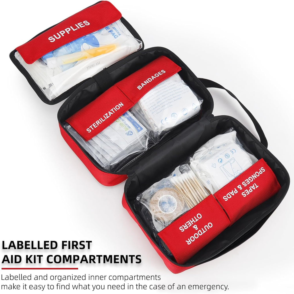 330-Piece Comprehensive First Aid Kit for Home, Car, Travel
