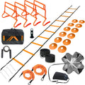 Adjustable Speed Training Hurdles Fitness & Speed Training Equipment with Agility Ladder - Plyometric Fitness & Speed Training – Hurdle/Obstacles for Soccer, Football, Track & Field