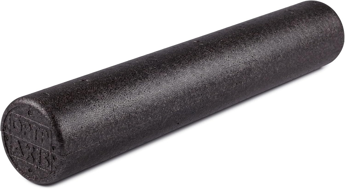 OPTP AXIS Firm Density Foam Roller – Round, Black, 36" x 6"