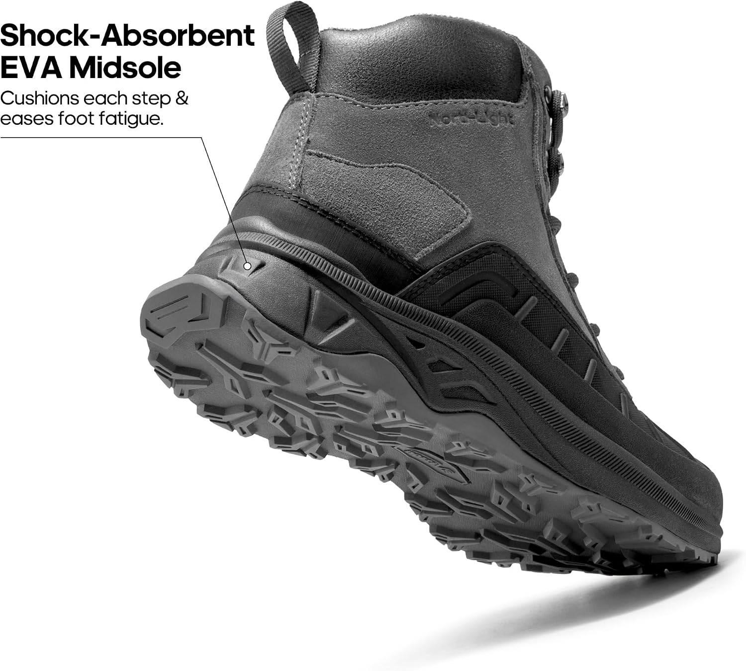 NORTIV 8 Women's Waterproof Hiking Boots Outdoor Trekking Camping Trail Hiking Boots