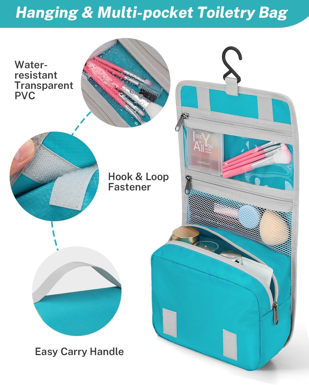 Gonex Compression Packing Cubes for Travel, Mesh Bags Luggage Organizers