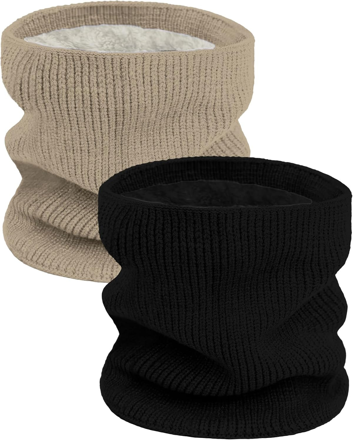 Buauty Neck Warmer Gaiters for Men Women Winter Neck Scarves Fleece Cold Weather Gear Ski Accessories Nose Ear Face Mask