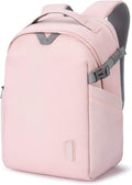 BAGSMART Camera Backpack, DSLR SLR Camera Bag Backpack Fits 15.6 Inch Laptop, Waterproof Camera Case for Photographers and Women,with Rain Cover,Tripod Holder,Pink