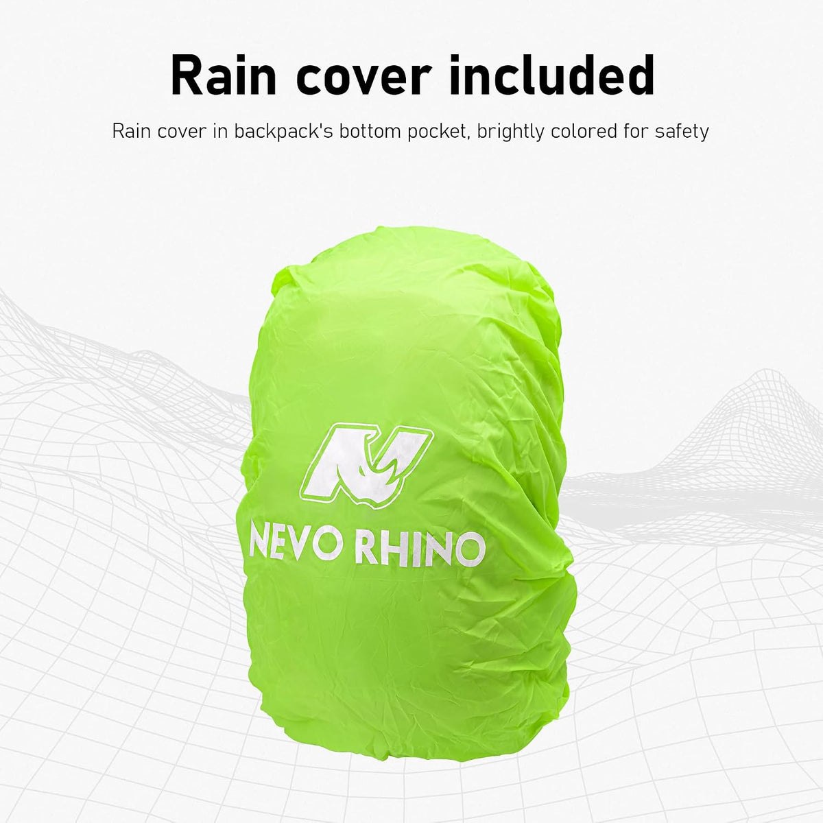N NEVO RHINO Hiking Backpack,20L Waterproof Hiking Outdoor Daypack