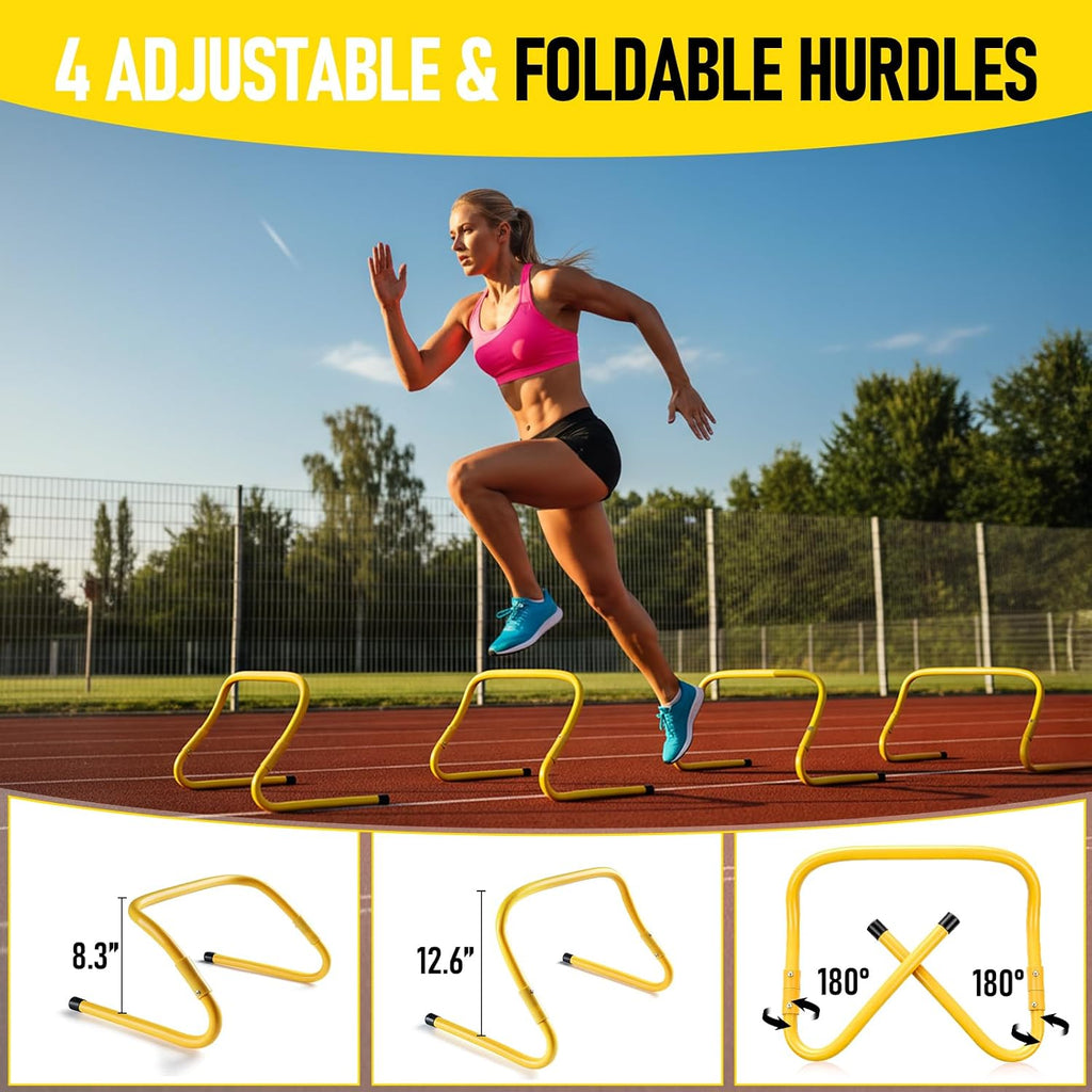 Agility Ladder,Soccer Training Equipment Set,Speed & Agility Training