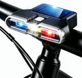 7 Mode Bike Lights with Solar Power Charge, Smart Sensing Bicycle Lights