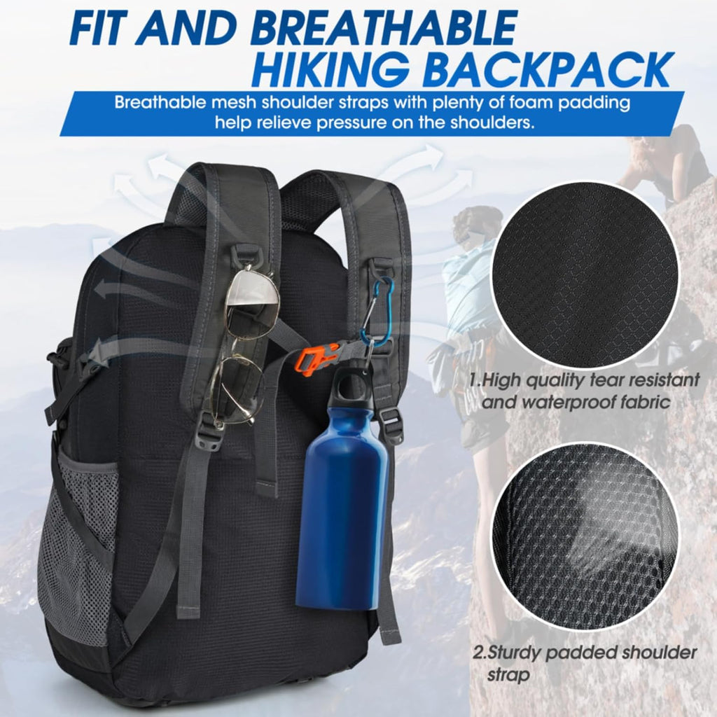 IGOLUMON Hiking Backpack 40L Packable Lightweight Camping Daypack Men Women
