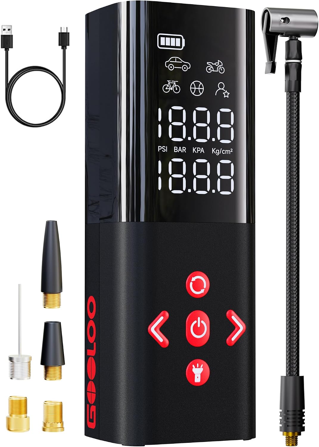 GOOLOO AP150 Tire Inflator Portable Air Compressor,2X Faster,150PSI