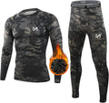 MEETYOO mens Men's Thermal Underwear Set Sport Long Johns Base Layer