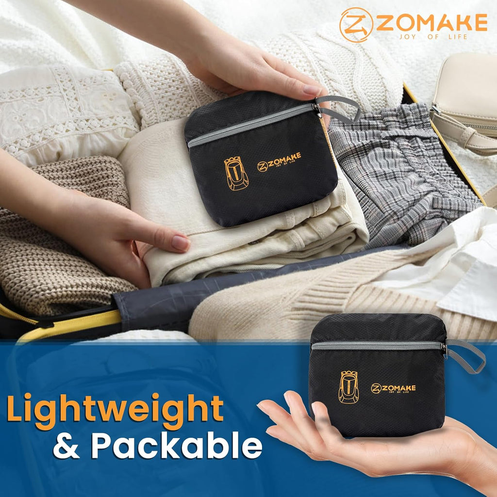 ZOMAKE Lightweight Packable Backpack 25L, Foldable Hiking Daypack