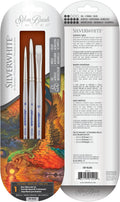 Silver Brush Limited Silverwhite Basic Watercolor Paintbrush Set, 3pc