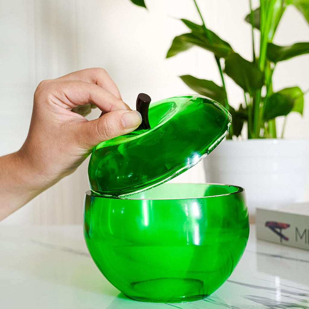 5“ Large Apple Jar Resin Mold, Jar Mold Christmas Epoxy Resin Mold with Lid