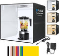 PULUZ Light Box Photography, 20x20 inch Portable Photo Studio Light Box, Professional Dimmable Quick Charge USB-C Photo Booth with 200 LED Lights & 12 Color Backdrops Photo Box for Product Photography