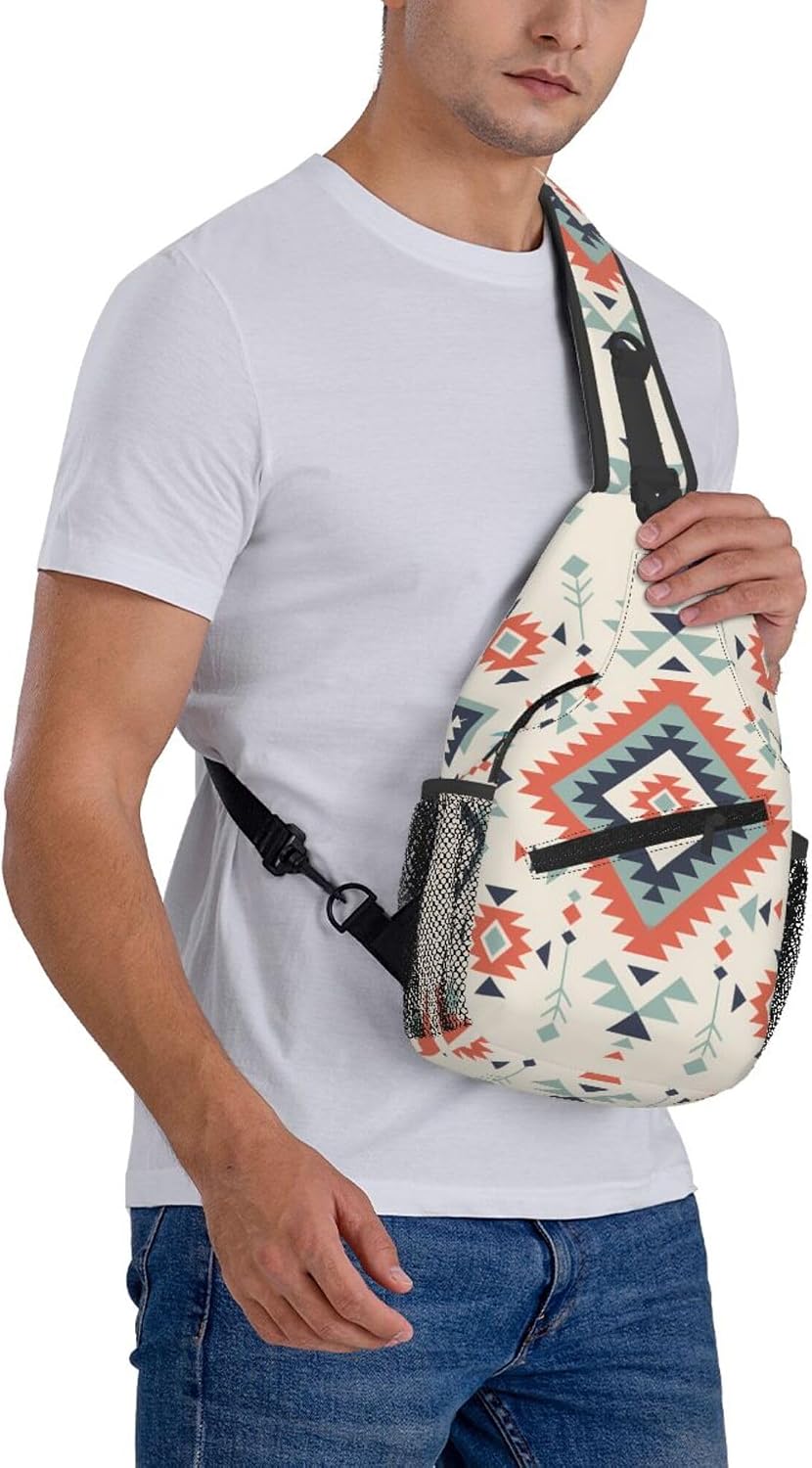 Sling Backpack Unisex Crossbody Chest Bag Shoulder Chest Bag For Women Men Hiking Travel
