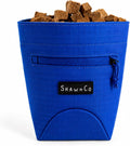SHAWNCO Essential Treat Bag, Dog Snack Pouch (Electric Blue)