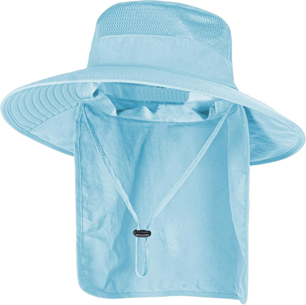 ZOORON Sun Hats for Men Women with Neck Flap Fishing UPF 50+ UV Protection