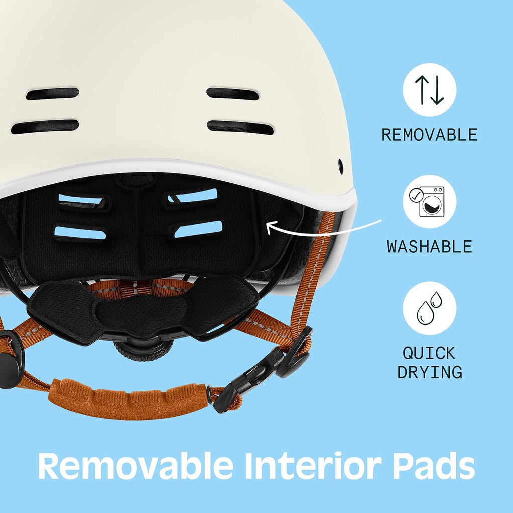 Retrospec Remi Adult Bike Helmet for Men & Women - Bicycle Helmet for Commuting, Road Biking, Skating with Adjustable Dial