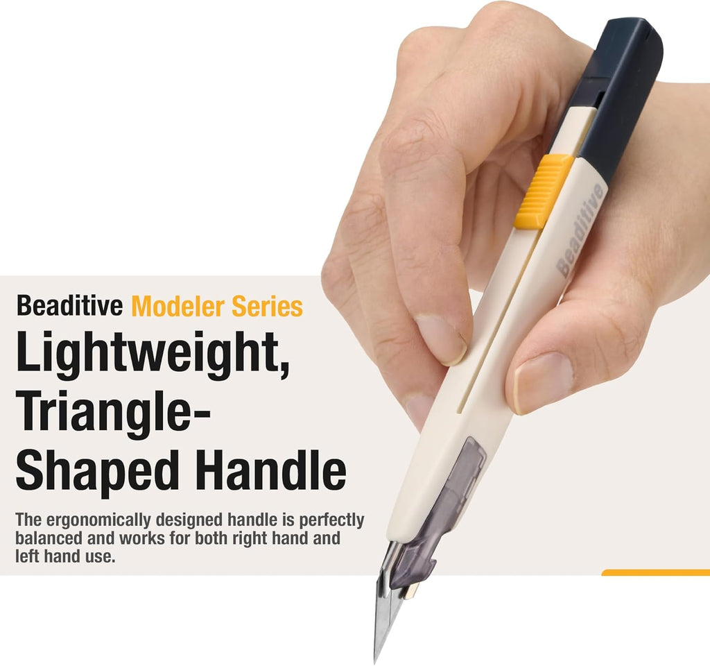 Beaditive High Precision Detail Craft Knife with 10 Blades - 30 Degree Blade Utility Knife - Art, Craft, Model Making