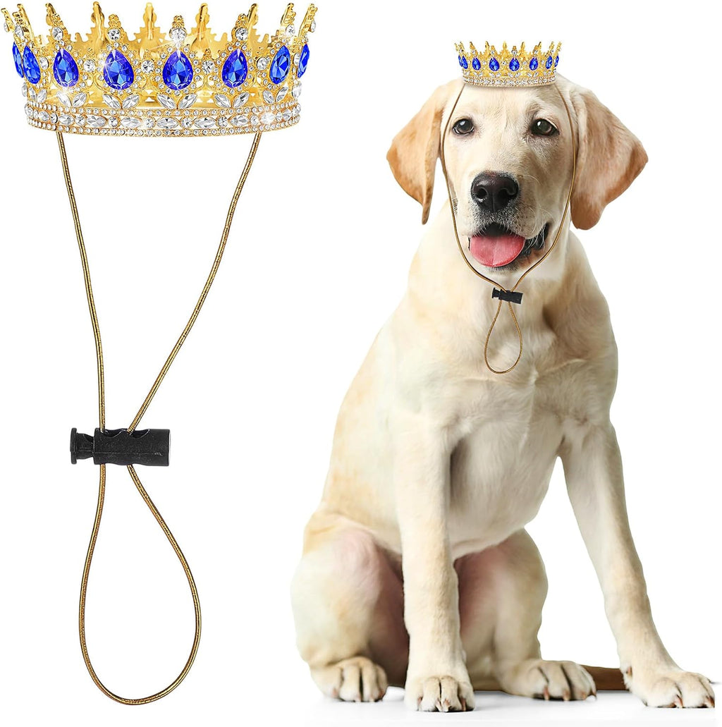 Abbylike Dog Birthday Crown Queen for Pet Costume,Pink,Small