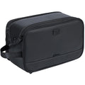 ZEEMO Travel Toiletry Bag for Men, Full Open Dopp Kit with Dual Compartment