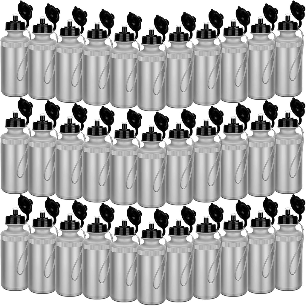 Ziliny 72 Plastic Sports Water Bottles Bulk for Kids 20 Oz