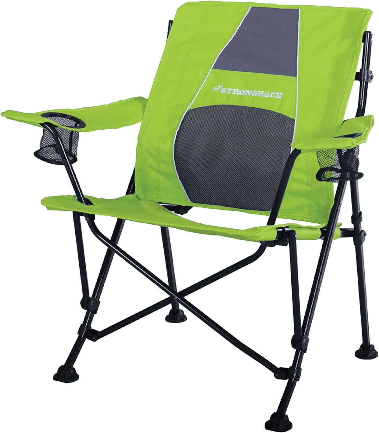 STRONGBACK Camping Chair Guru with Lumbar Support, Navy