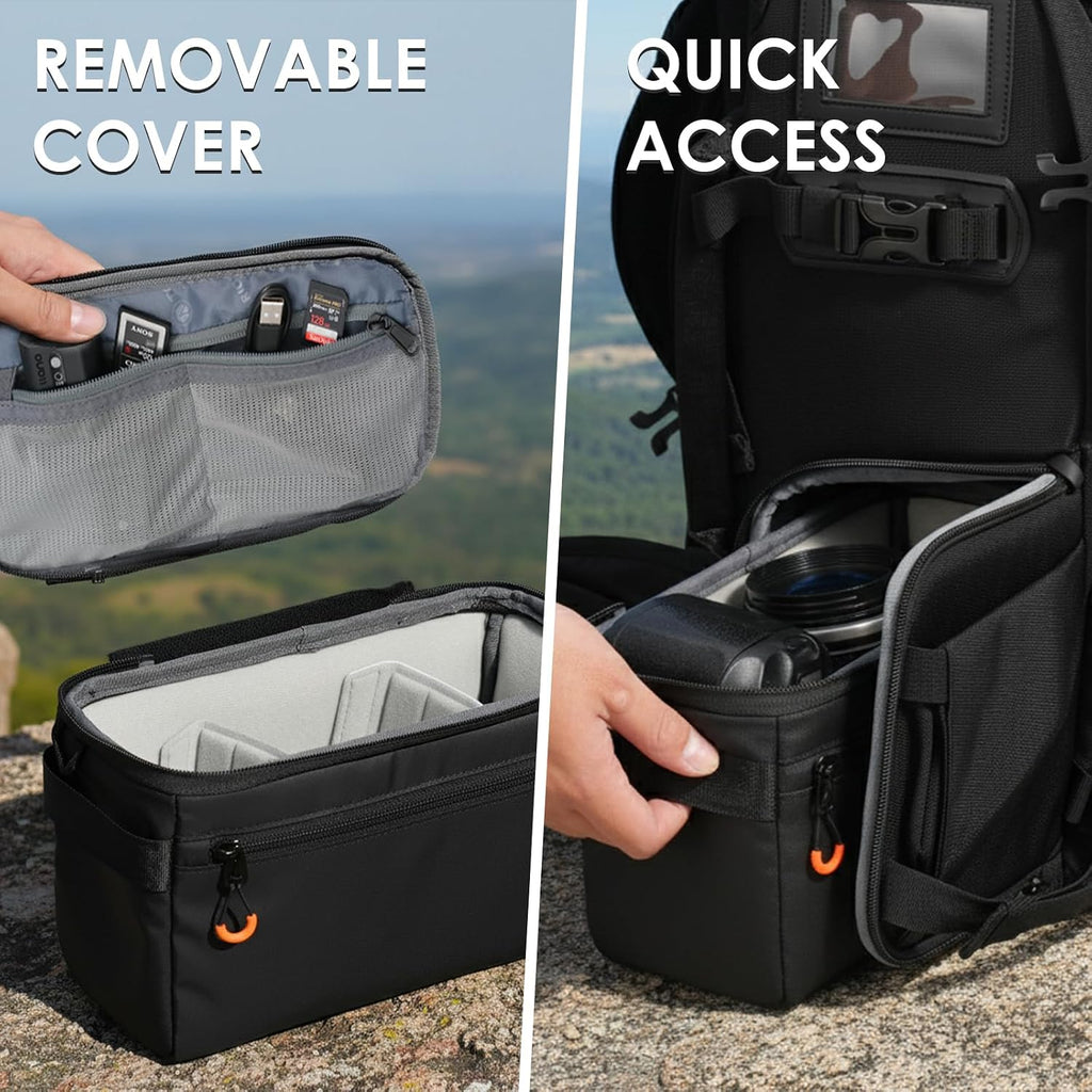 TARION Padded Camera Insert Bag Protective Framed DSLR Inner Case Organizer