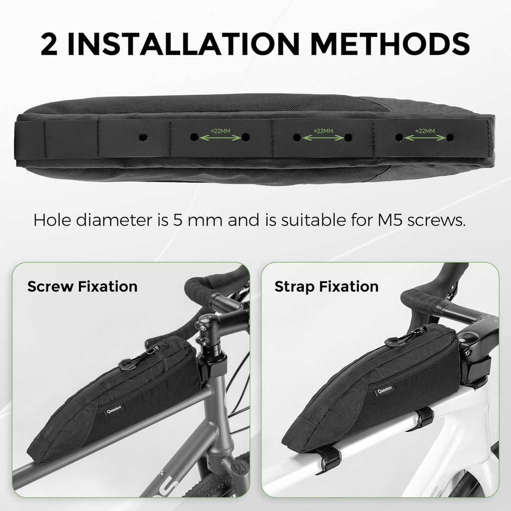 ROCKBROS Top Tube Bike Bag for Cycling, Bicycle Frame Bag for Bikepacking