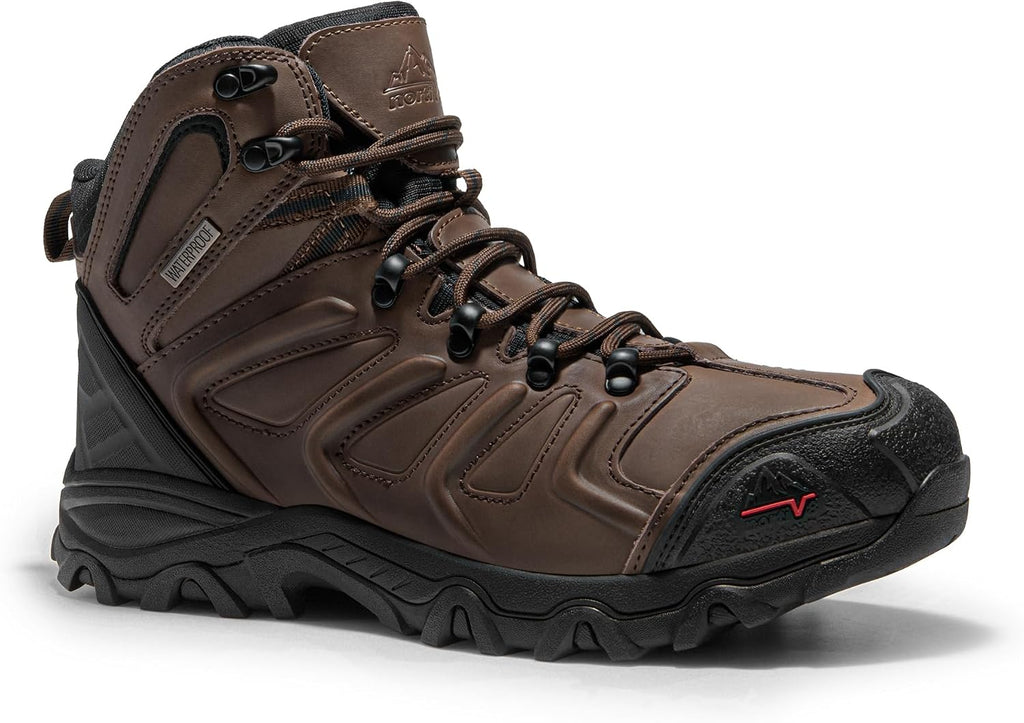 NORTIV 8 Men's Ankle High Waterproof Hiking Boots