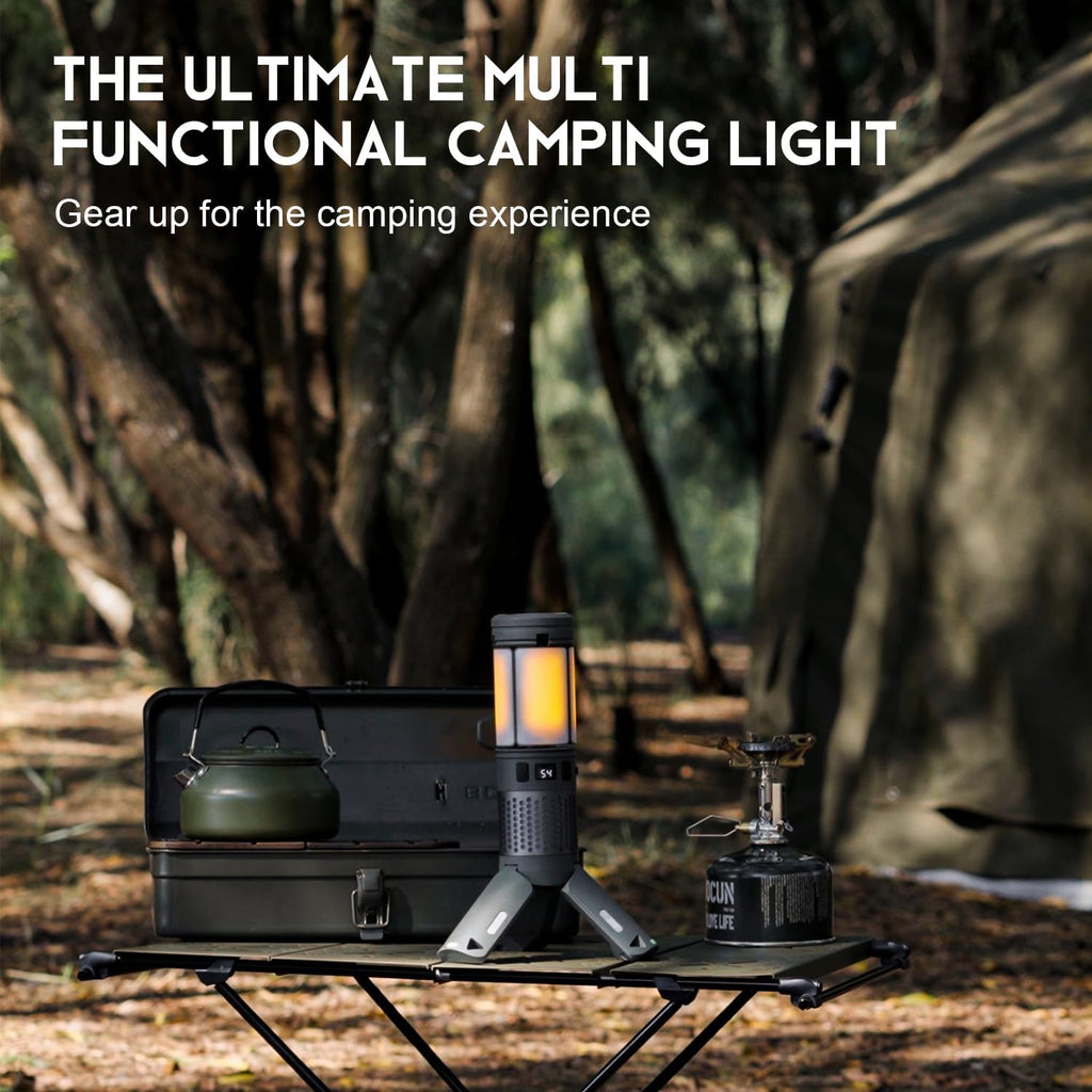 Telescopic Camping Lights with Stand, 40H Playtime, Magnetic Base