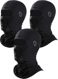 3 Pieces Unisex Ice Silk Mesh Balaclava Ski Mask, Full Cycling Face Cover