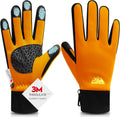 Bruvoalon Winter Gloves for Women & Men, 3M Thermal Insulation, Lycra Fabric, Touchscreen, Anti-Slip